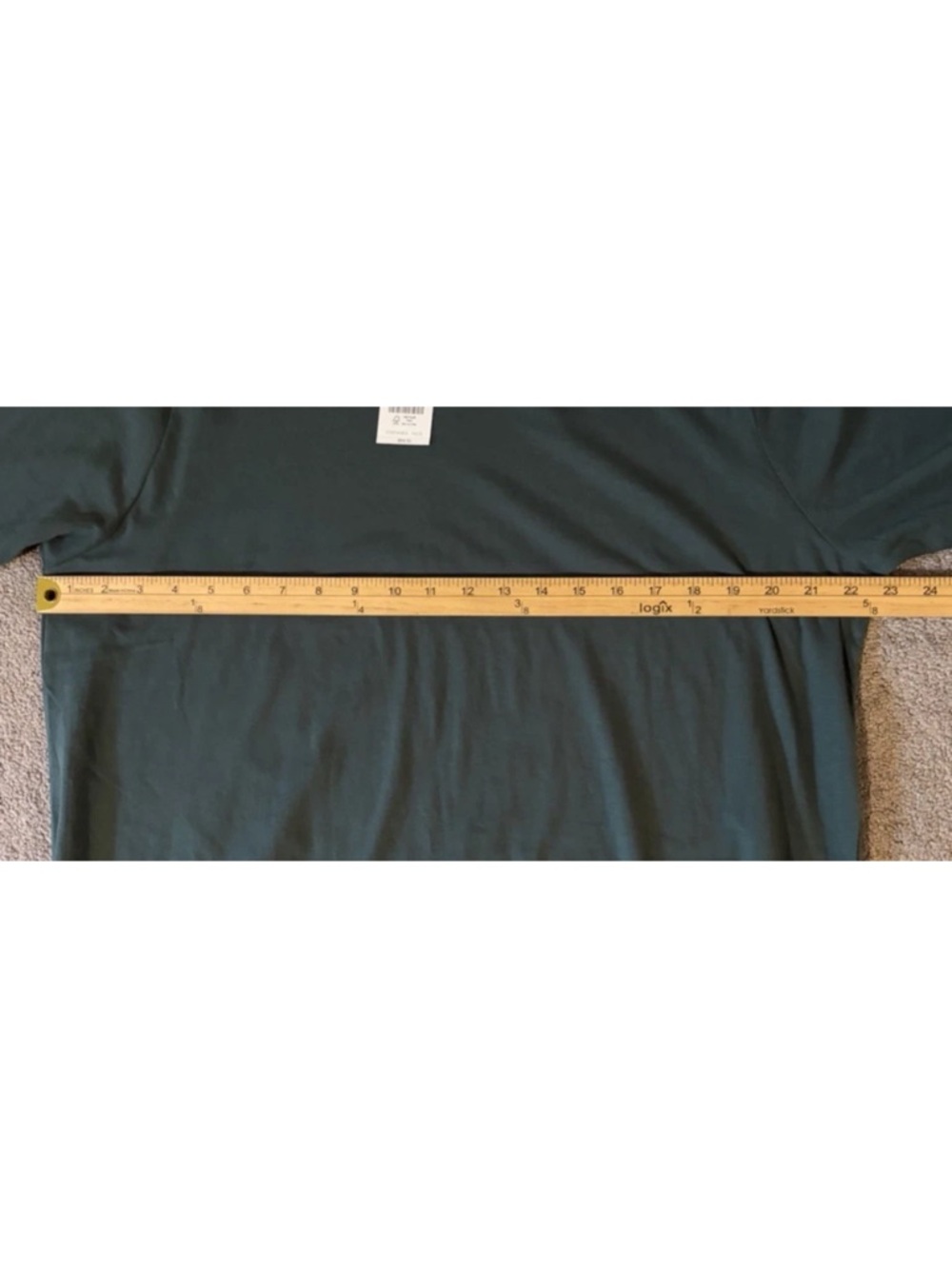 J. Crew Forest Green T-Shirt Midi Dress - Picture 9 of 10